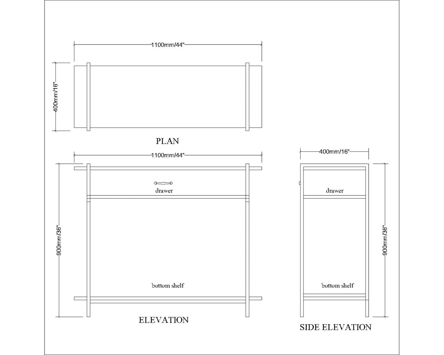 Console Table, Beige Color Console Table, Console Table with Unique Design, Console Table with Drawer, Console Table with MS Leg in Gold Finish, Console Table - VT12135