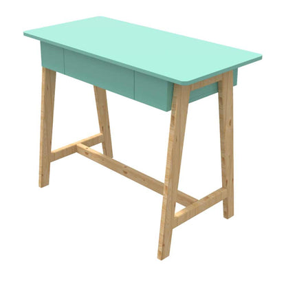 IN2027, Invenzo classic Designer Solid Wood Legs with Sparkle PVC Laminate Finish Study Table (Green), Study Table - VT12147