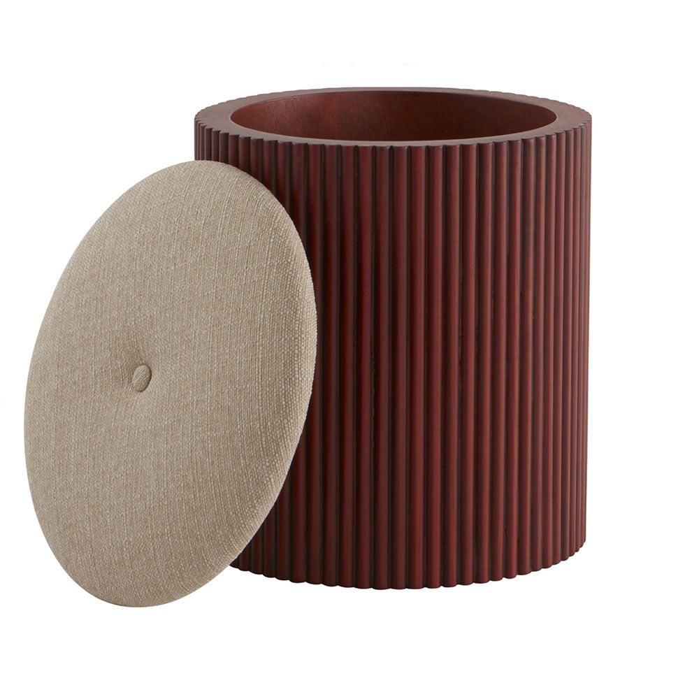 End Table, (Bhati Impex) BI3026, Arrange End Table with Maroon & Beige Finish, End Table - VT12177