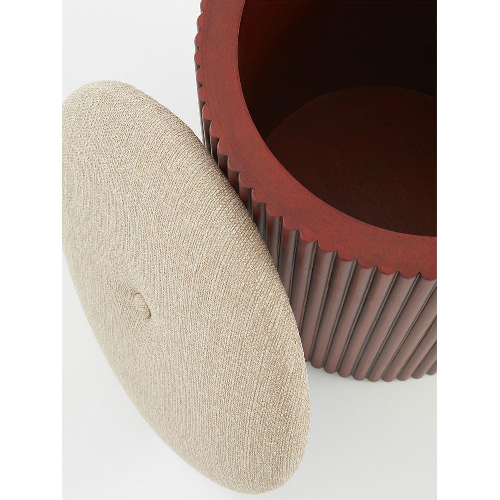 End Table, (Bhati Impex) BI3026, Arrange End Table with Maroon & Beige Finish, End Table - VT12177