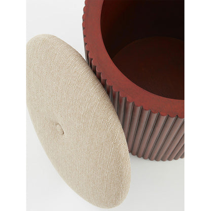 End Table, (Bhati Impex) BI3026, Arrange End Table with Maroon & Beige Finish, End Table - VT12177