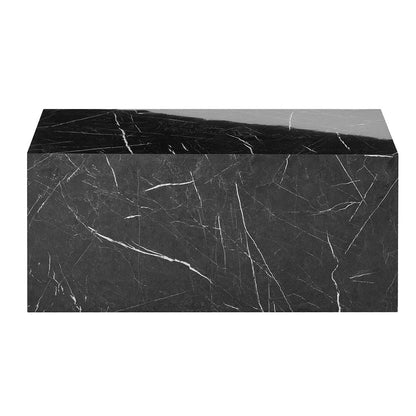 Coffee Table, (BI2818) Coffee Table with Black Marble Finish, Coffee Table cum Side Table, Coffee Table - VT12190