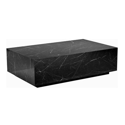 Coffee Table, (BI2821) Coffee table with Black Marble Finish, Coffee Table - VT12193