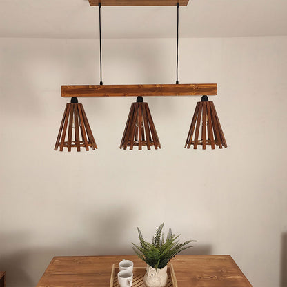 Hanging Light, Hanging Light with Dark Brown Color, Hanging Light in Wood, Hanging Light for Home, Hanging Light - VT14030