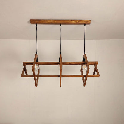 Hanging Light, Hanging Light with Dark Brown Color, Hanging Light in Wood, Hanging Light for Home, Hanging Light - VT14032