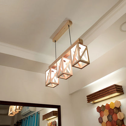 Hanging Light, Hanging Light with Light Brown Color, Hanging Light in Wood, Hanging Light for Home, Hanging Light - VT14033