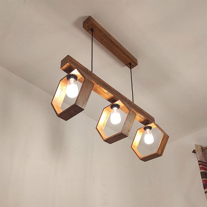 Hanging Light, Hanging Light with Dark Brown Color, Hanging Light in Wood, Hanging Light for Home, Hanging Light - VT14037