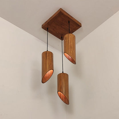 Hanging Light, Hanging Light with  Brown Color, Hanging Light in Wood, Hanging Light for Living & Dining Area, Hanging Light - VT14047