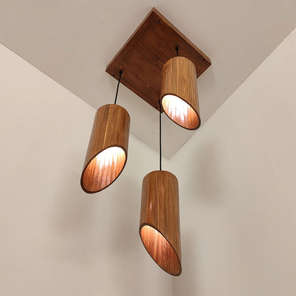 Hanging Light, Hanging Light with  Brown Color, Hanging Light in Wood, Hanging Light for Living & Dining Area, Hanging Light - VT14047