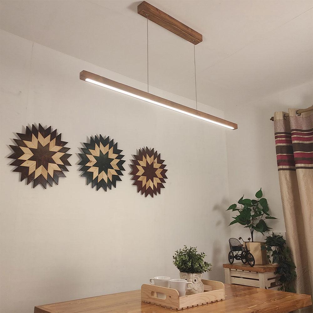 Hanging Light, Hanging Light with  Brown Color, Hanging Light in Wood, Hanging Light for Home, Hanging Light for Living Room, Hanging Light - VT14077