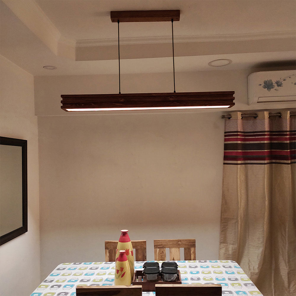 Hanging Light, Hanging Light with    Brown Color, Hanging Light in Wood, Hanging Light for Home, Hanging Light for Living Room, Hanging Light - VT14094