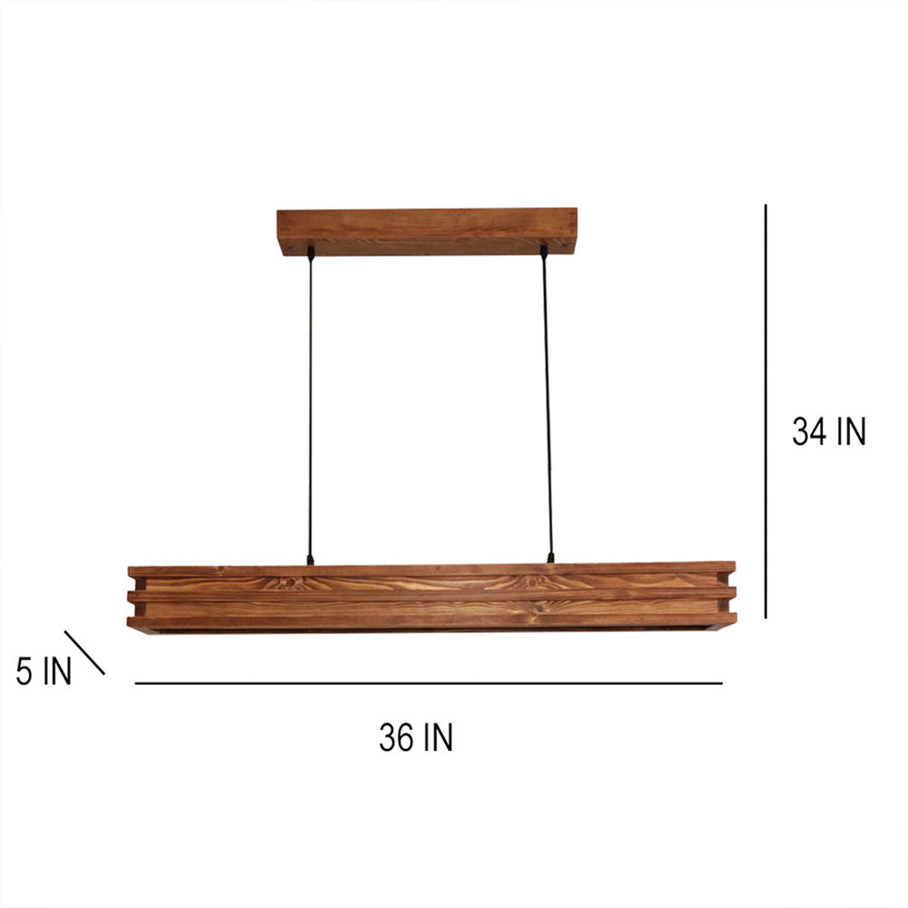 Hanging Light, Hanging Light with    Brown Color, Hanging Light in Wood, Hanging Light for Home, Hanging Light for Living Room, Hanging Light - VT14094