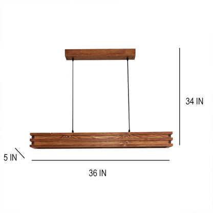 Hanging Light, Hanging Light with    Brown Color, Hanging Light in Wood, Hanging Light for Home, Hanging Light for Living Room, Hanging Light - VT14094