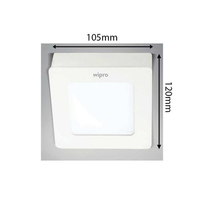 6Watt, LD80-350-XXX-65-SM, Wipro's iris slim is available in both surface mounted and recess mounted category. It is specially designed, round and square shape, LED Light - VT14119