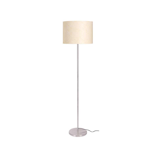 Floor Lamp, (DTF MS5008SND) Divine Trend, Floor Lamp With Silver & Beige Color, Floor Lamp In Metal, Floor Lamp For Living & Bedroom Area, Floor Lamp - VT14144