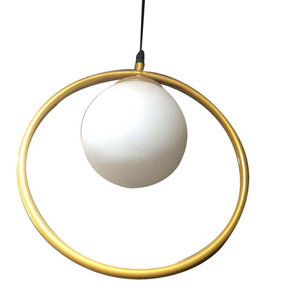 Hanging Light(0008-02-0722), Hanging Light with Gold & White Color, Hanging Light - VT14160