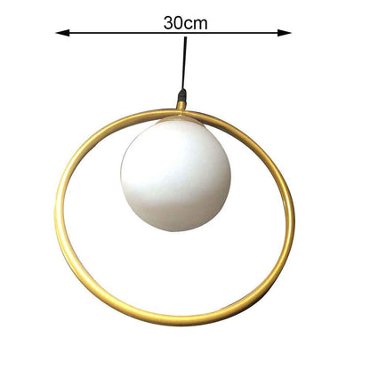 Hanging Light(0008-02-0722), Hanging Light with Gold & White Color, Hanging Light - VT14160