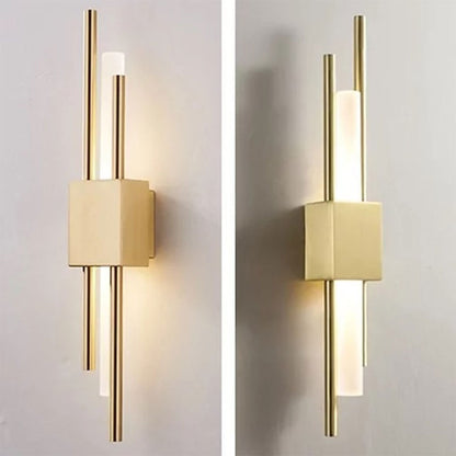 Wall Light, Led Gold Long Acrylic Tube Glass Wall Light(Sizzling Lights), Mordern Light, Bedroom & Living Room Light, Wall Light - VT14166