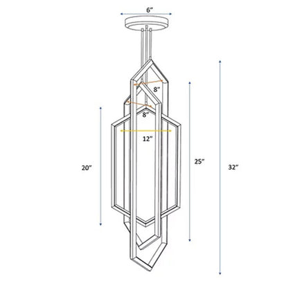 Hanging Light, Hexa Hanging Light (Sizzling Lights), Pendant Light, Hanging Light - VT14192