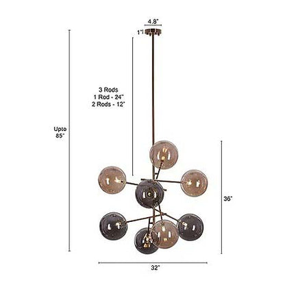 Chandelier, Bubble Chandelier (Sizzling Lights), Chandelier for Living Room & Bedroom, Chandelier - VT14200