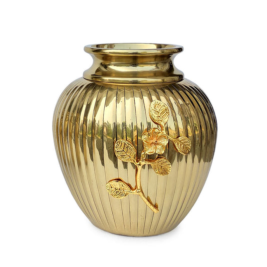 Vase, Vase with Golden Color, Vase for Metal, Vase for  Home Decor, Vase - VT15102