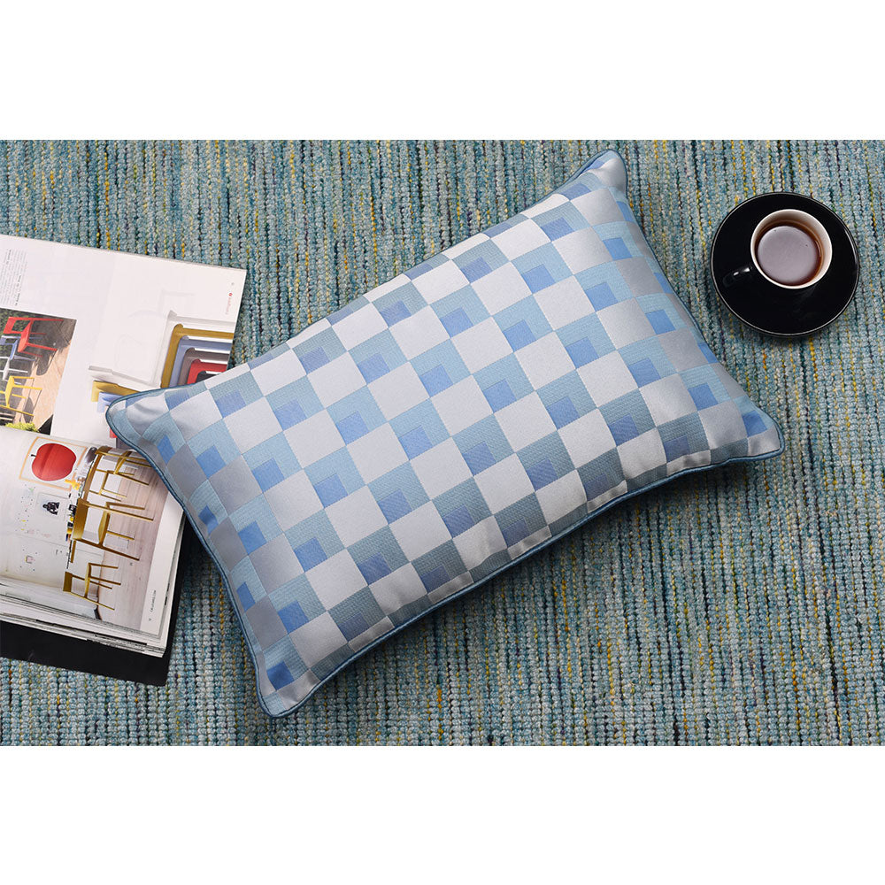 Cushion Cover, 1 Cushion Cover, Cushion Cover in 18*14in, Cushion Cover for Living room, Cushion Cover with Blue & White Color, Cushion Cover - VT15125