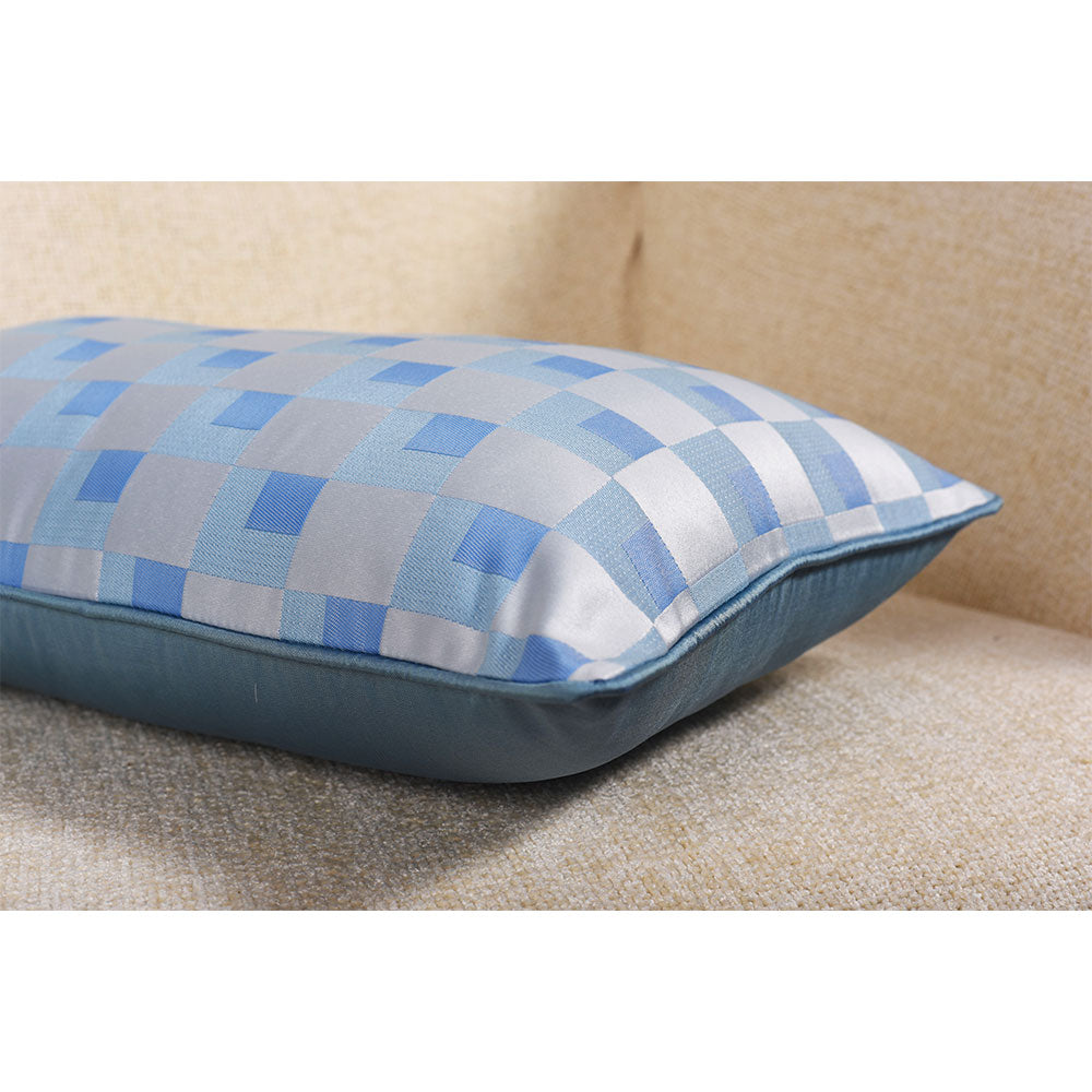 Cushion Cover, 1 Cushion Cover, Cushion Cover in 18*14in, Cushion Cover for Living room, Cushion Cover with Blue & White Color, Cushion Cover - VT15125