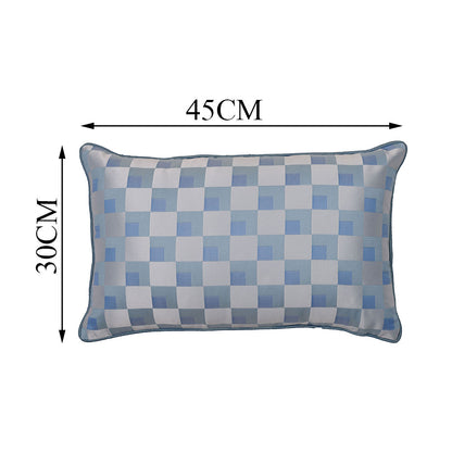 Cushion Cover, 1 Cushion Cover, Cushion Cover in 18*14in, Cushion Cover for Living room, Cushion Cover with Blue & White Color, Cushion Cover - VT15125