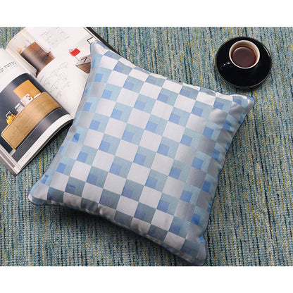 Cushion Cover, 1 Cushion Cover, Cushion Cover in 16*16in, Cushion Cover for Living room, Cushion Cover with Blue & White Color, Cushion Cover - VT15127