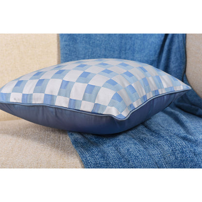 Cushion Cover, 1 Cushion Cover, Cushion Cover in 16*16in, Cushion Cover for Living room, Cushion Cover with Blue & White Color, Cushion Cover - VT15127