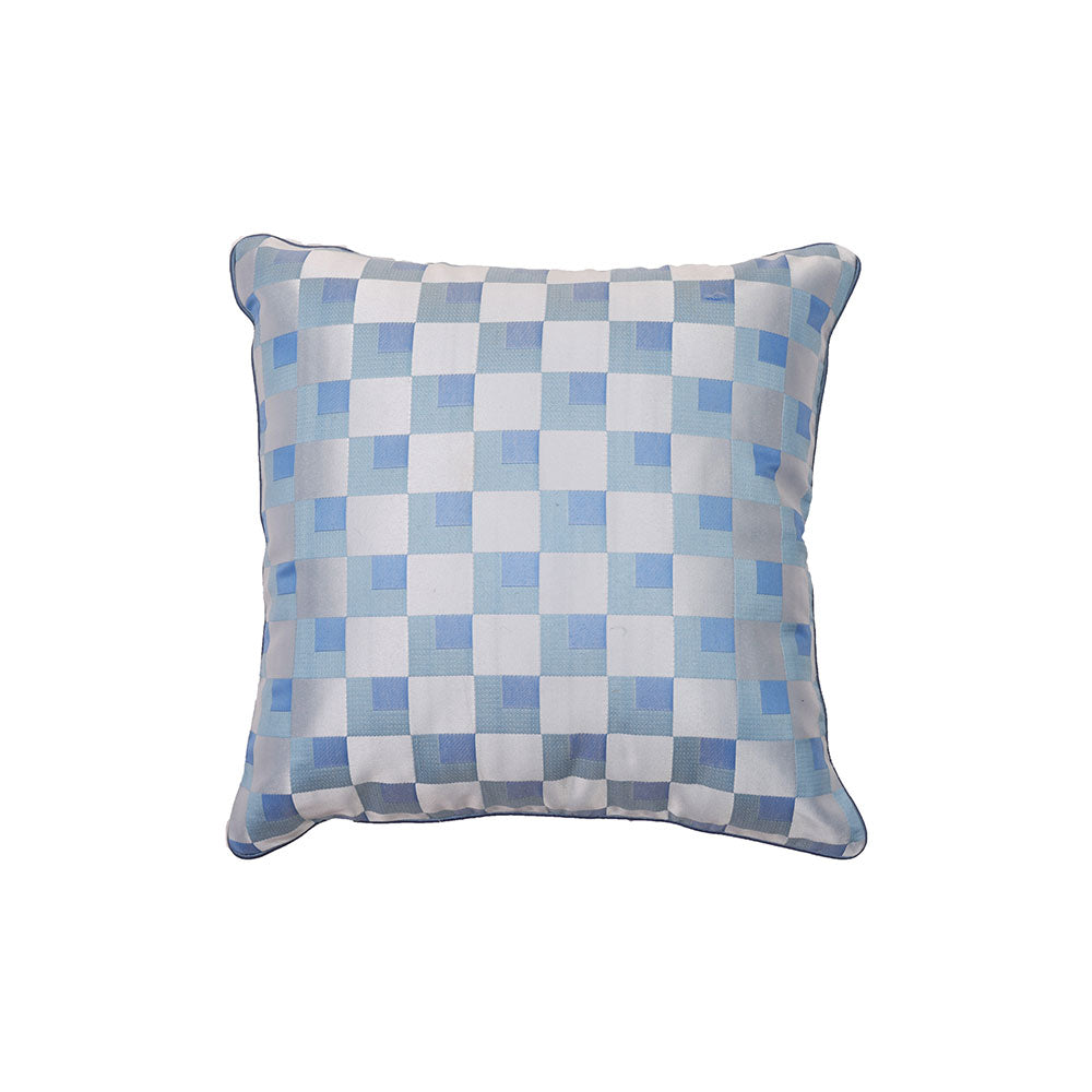 Cushion Cover, 1 Cushion Cover, Cushion Cover in 16*16in, Cushion Cover for Living room, Cushion Cover with Blue & White Color, Cushion Cover - VT15127