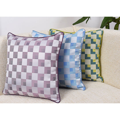 Cushion Cover, Pack of 3 Cushion Cover, Cushion Cover in 16*16in, Cushion Cover for Living room, Cushion Cover with Blue, Green, Pink & White Color, Cushion Cover - VT15131