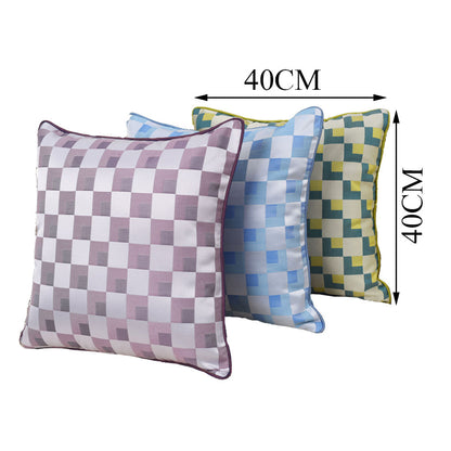 Cushion Cover, Pack of 3 Cushion Cover, Cushion Cover in 16*16in, Cushion Cover for Living room, Cushion Cover with Blue, Green, Pink & White Color, Cushion Cover - VT15131