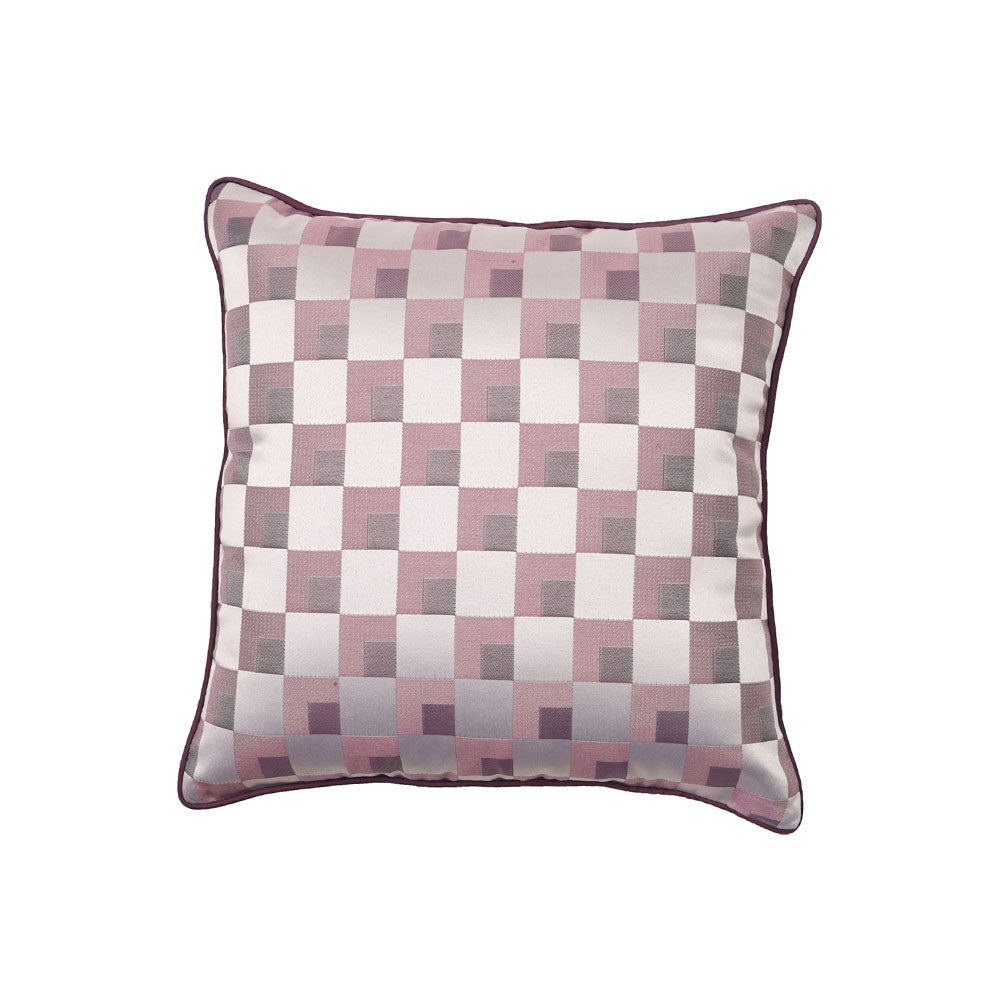 Cushion Cover, 1 Cushion Cover, Cushion Cover in 16*16in, Cushion Cover for Living room, Cushion Cover with Pink & White Color, Cushion Cover - VT15139