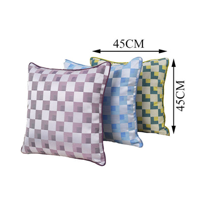 Cushion Cover, Pack of 3 Cushion Cover, Cushion Cover in 18*18in, Cushion Cover for Living room, Cushion Cover with Blue, Green, Pink & White Color, Cushion Cover - VT15145