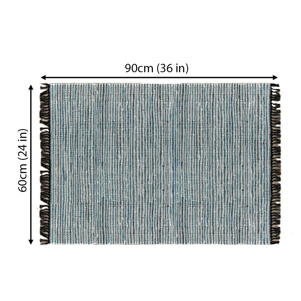 Rugs, Rugs with Blue & Black Color, Rugs for Home, Rugs - VT15152