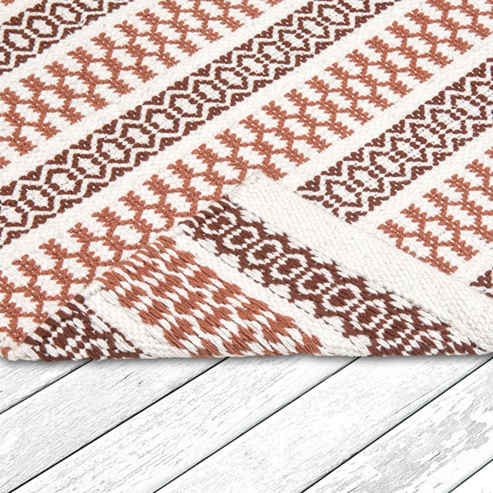 Rugs, Rugs with Brown & White Color, Rugs for Home, Rugs - VT15155