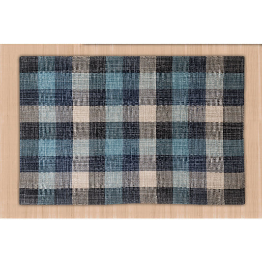 Rugs, Rugs with Black & Blue Color, Rugs for Home, Rugs - VT15165