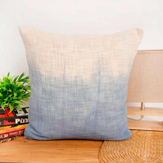 Cushion Cover, (i513_4_18_1),Cushion With Blue & White Color, Cushion For Living & Bedroom Area, Cushion - VT15171