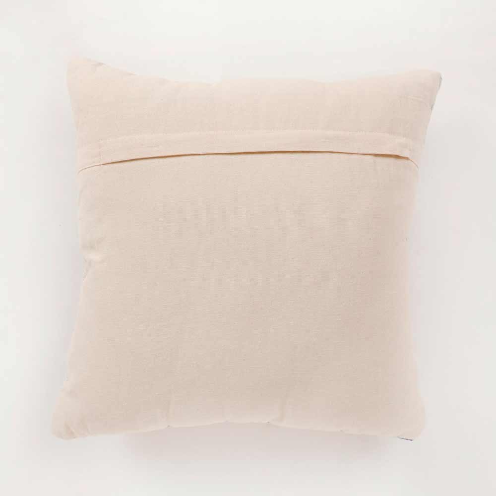 Cushion Cover, (i513_5_18_1), Cushion With Blue & White Color, Cushion For Living & Bedroom Area, Cushion - VT15172