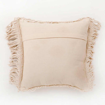 Cushion Cover, (i502_1_16_1), Cushion With Off-White  Color, Cushion For Living & Bedroom Area, Cushion - VT15180