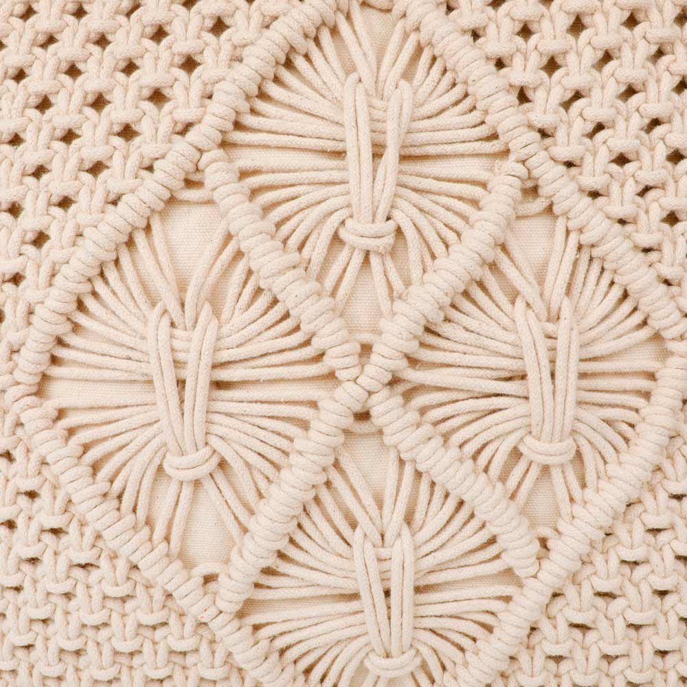 Cushion Cover, (i500_1_16_1), Cushion With Off-White  Color, Cushion For Living & Bedroom Area, Cushion - VT15182