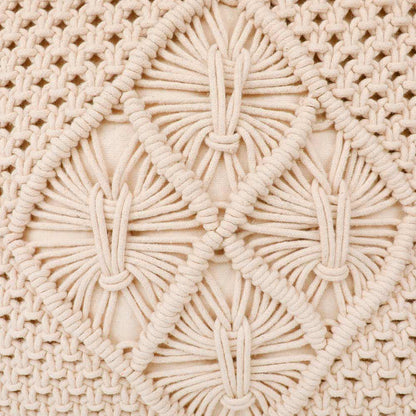 Cushion Cover, (i500_1_16_1), Cushion With Off-White  Color, Cushion For Living & Bedroom Area, Cushion - VT15182