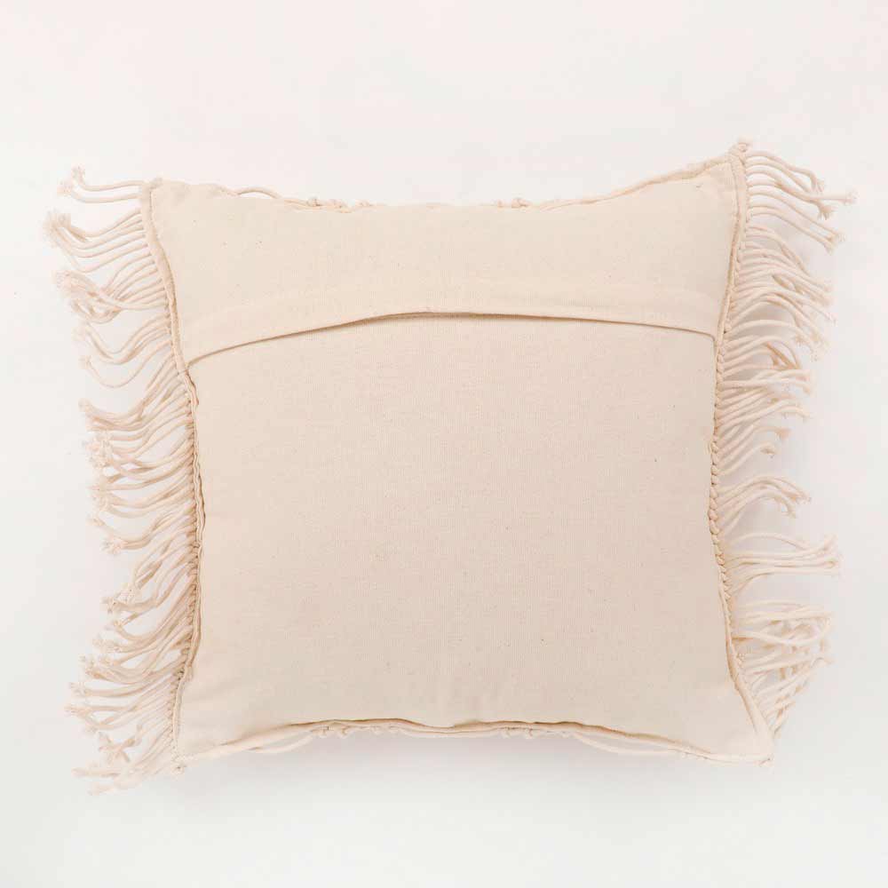 Cushion Cover, (i499_1_16_1), Cushion With Off-White  Color, Cushion For Living & Bedroom Area, Cushion - VT15183