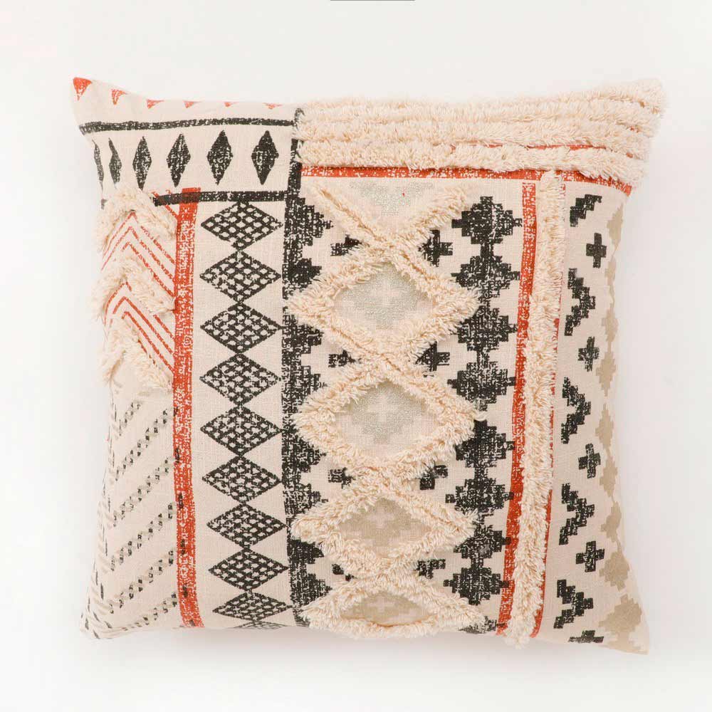 Cushion Cover, (i484_1_20_1), Cushion With Off-White  Color, Cushion For Living & Bedroom Area, Cushion - VT15185