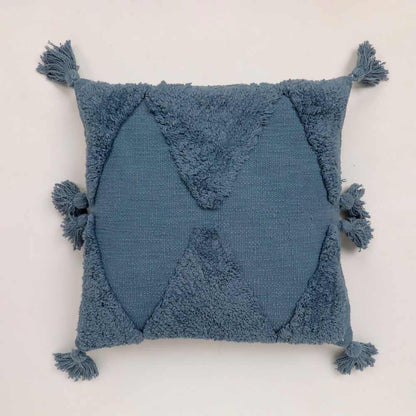 Cushion Cover, (i480_1_1), Cushion With Blue Color, Cushion For Living & Bedroom Area, Cushion - VT15188