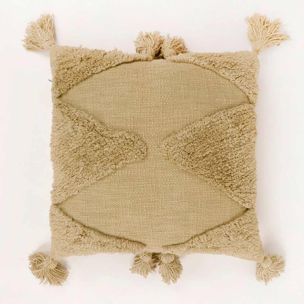 Cushion Cover, (i480_2_1), Cushion With Olive Color, Cushion For Living & Bedroom Area, Cushion - VT15189