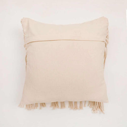 Cushion Cover, (i477_1_16_1), Cushion With OFF-White Color, Cushion For Living & Bedroom Area, Cushion - VT15193