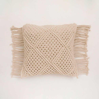 Cushion Cover, (i476_1_16_1), Cushion With OFF-White Color, Cushion For Living & Bedroom Area, Cushion - VT15194