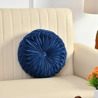 Cushion Cover, (i466_1_16_1), Cushion With Blue Color, Cushion For Living & Bedroom Area, Cushion - VT15200